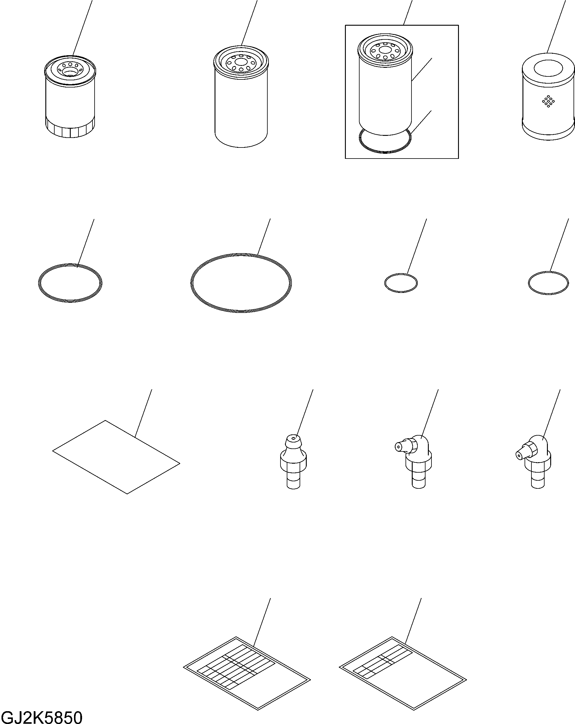 Komatsu parts book diagram for PW220-7E0 S/N H65051-UP: SPARE PARTS