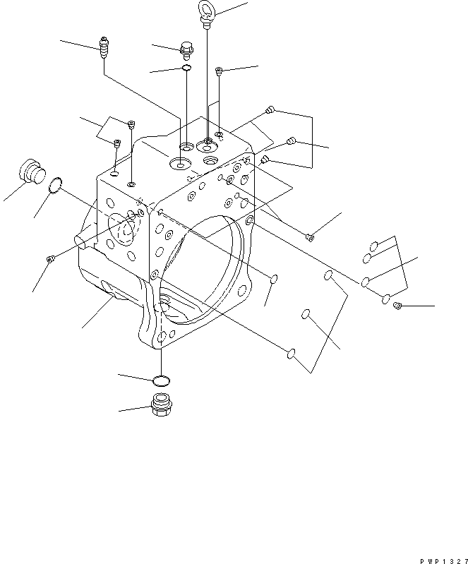 Komatsu parts book diagram for PW220-7E0 S/N H65051-UP: MAIN PUMP (6/11)