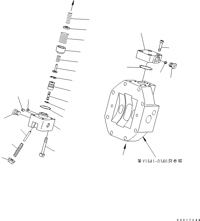 Komatsu parts book diagram for PW220-7E0 S/N H65051-UP: TRAVEL MOTOR (4/5)