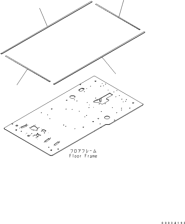 Excavators Komatsu / PW220-7H S/N H50051-UP(pw220_7h) / FLOOR (FLOOR SEALS)(K0-60 : K1110-55A0)