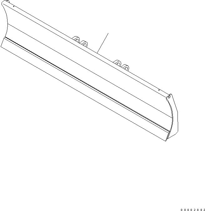 Excavators Komatsu / PW220-7H S/N H50051-UP(pw220_7h) / BLADE (FOR 2.75M WIDTH FRONT DOZER)(S0-15 : S0520-01A1)