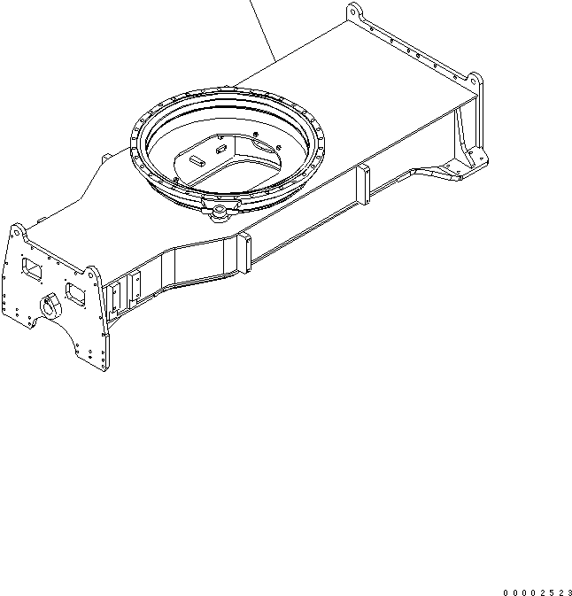 Excavators Komatsu / PW220-7H S/N H50051-UP(pw220_7h) / CHASSIS FRAME (FRAME)(S0-24 : S1100-01A0)