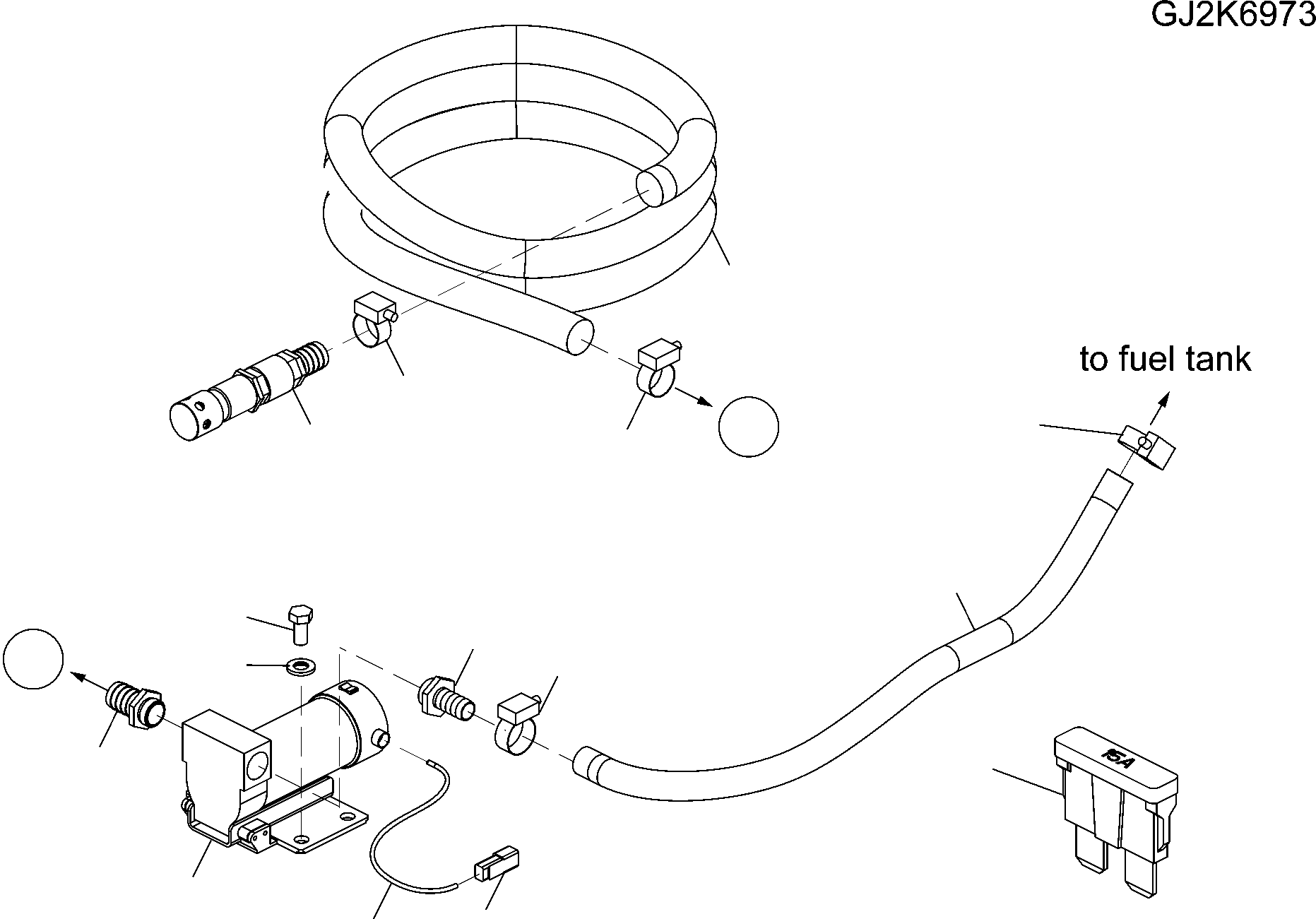 Excavators Komatsu / PW220-7H S/N H50051-UP(pw220_7h) / REFUELLING SYSTEM(W0-2 : W1113-01A0)