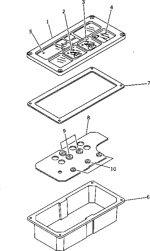 Excavators Komatsu / PW30-1 S/N 1001-UP(pw30-1r) / CLUSTER GAUGE(030110 : 1413)