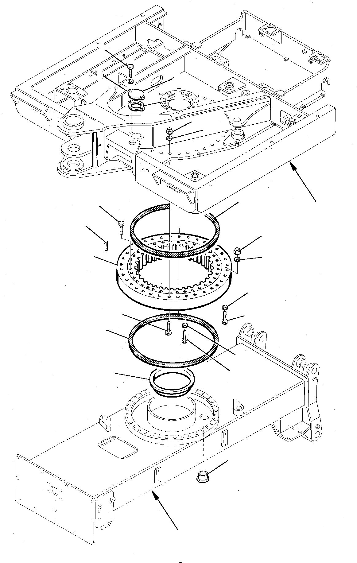Excavators Komatsu / PW75-1 S/N 0000001-Up(pw75_1) / SWING CIRCLE(M2-02 : 2500)