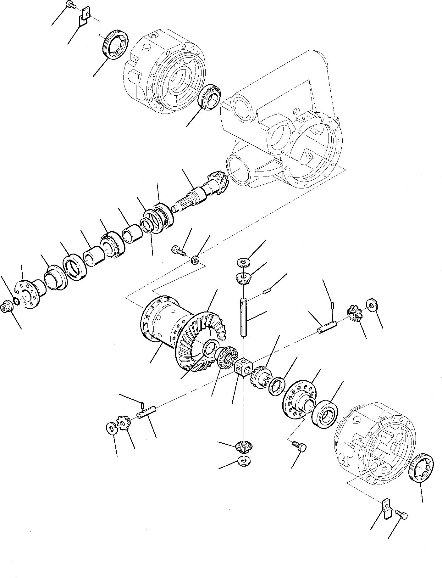 Excavators Komatsu / PW75-1 S/N 0000001-Up(pw75_1) / FRONT AXLE (4WS) (2/6)(M3-10 : 3401)