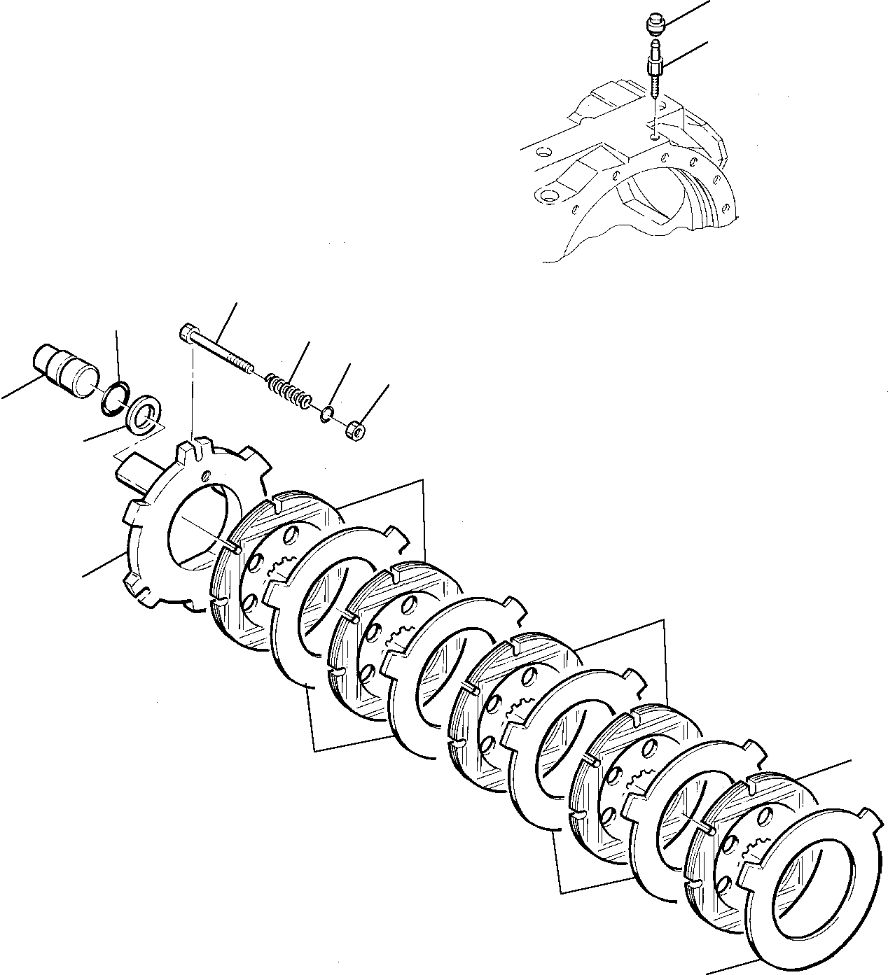 Excavators Komatsu / PW75-1 S/N 0000001-Up(pw75_1) / FRONT AXLE (2WS) (5/6)(M3-42 : 3454)