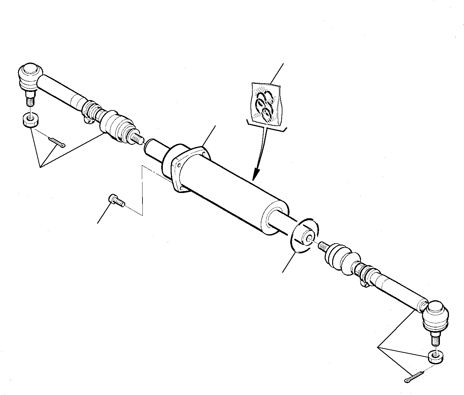 Excavators Komatsu / PW75-1 S/N 0000001-Up(pw75_1) / FRONT AXLE (4WS) (6/6)(M3-18 : 3405)
