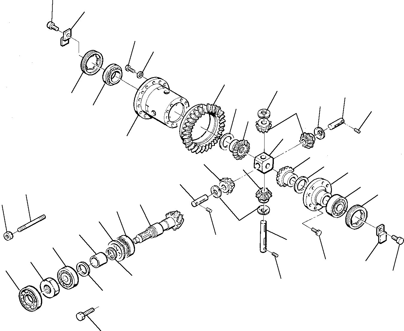 Excavators Komatsu / PW75-1 S/N 0000001-Up(pw75_1) / REAR AXLE (4WS) (4/7)(M3-26 : 3433)