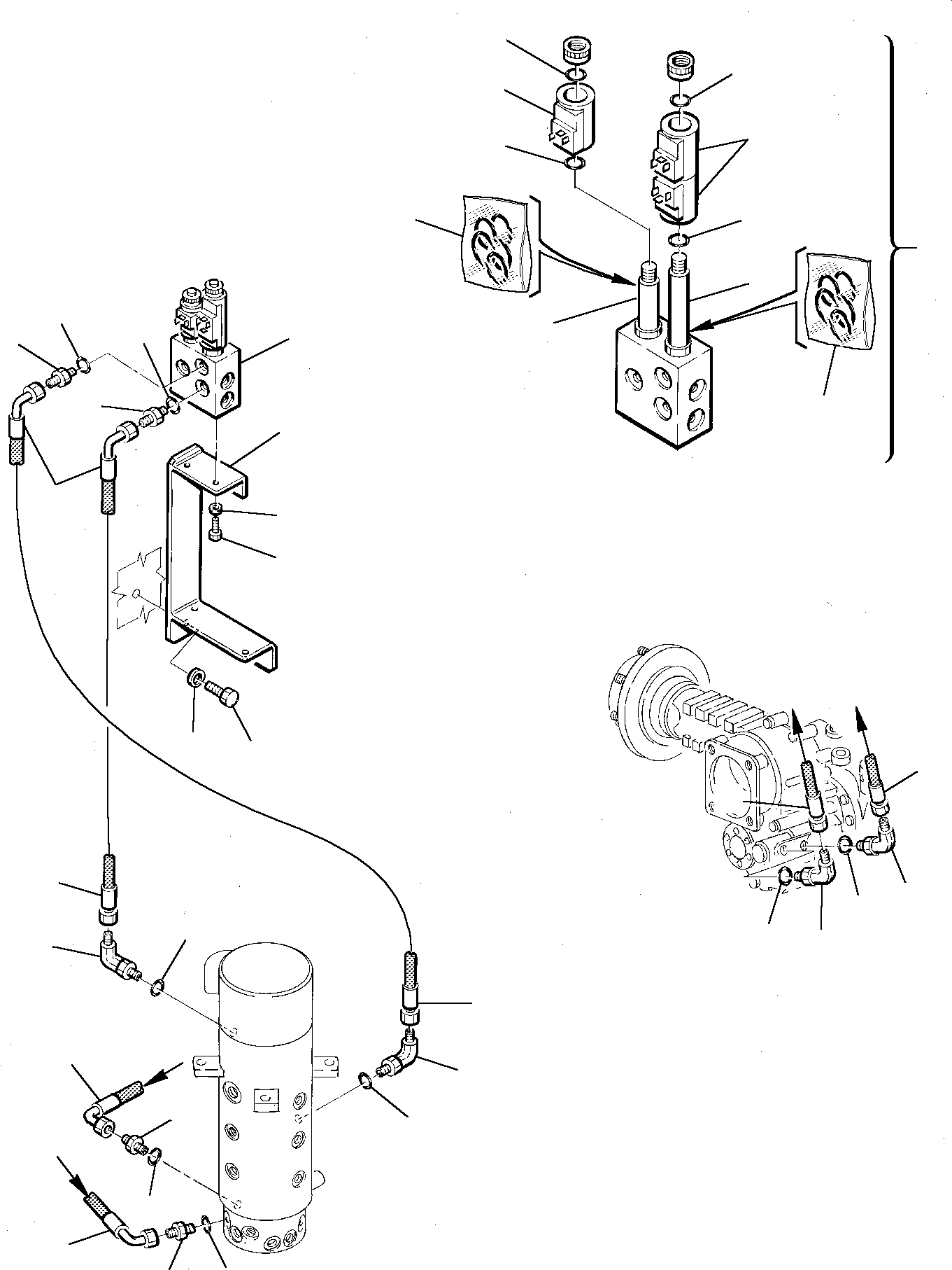Excavators Komatsu / PW75-1 S/N 0000001-Up(pw75_1) / HYDRAULIC PIPING (TRANSMISSION LINE)(M3-58 : 3520)