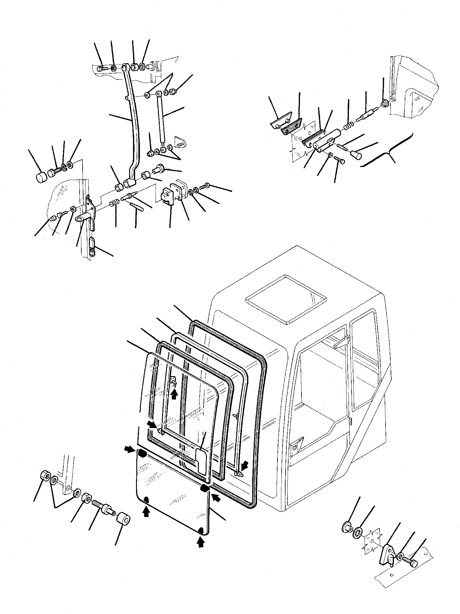 Excavators Komatsu / PW75-1 S/N 0000001-Up(pw75_1) / CABIN (4/6)(M5-20 : 5203)