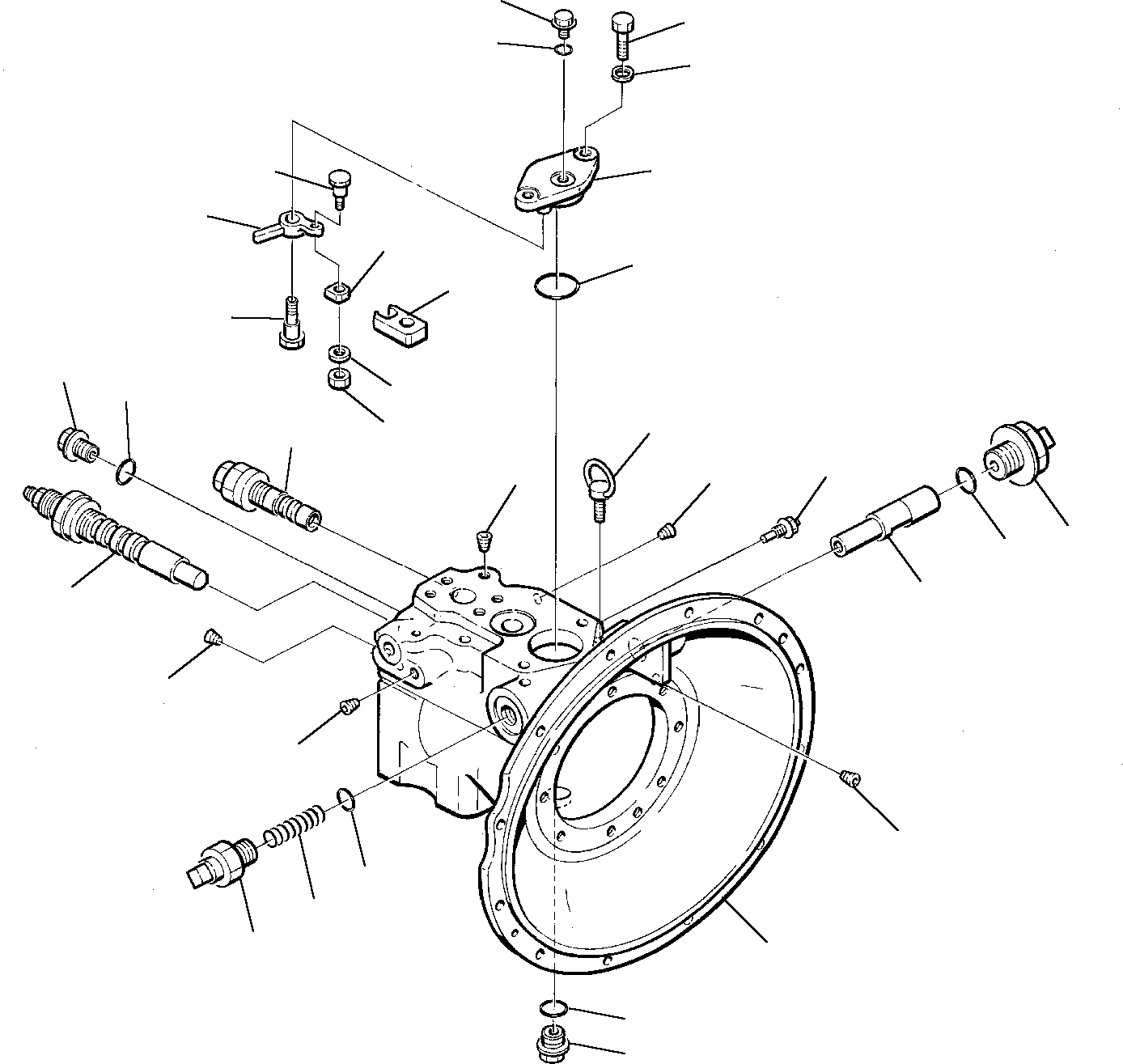 Excavators Komatsu / PW75-1 S/N 0000001-Up(pw75_1) / HYDRAULIC PUMP (2/4)(M6-06 : 6111)