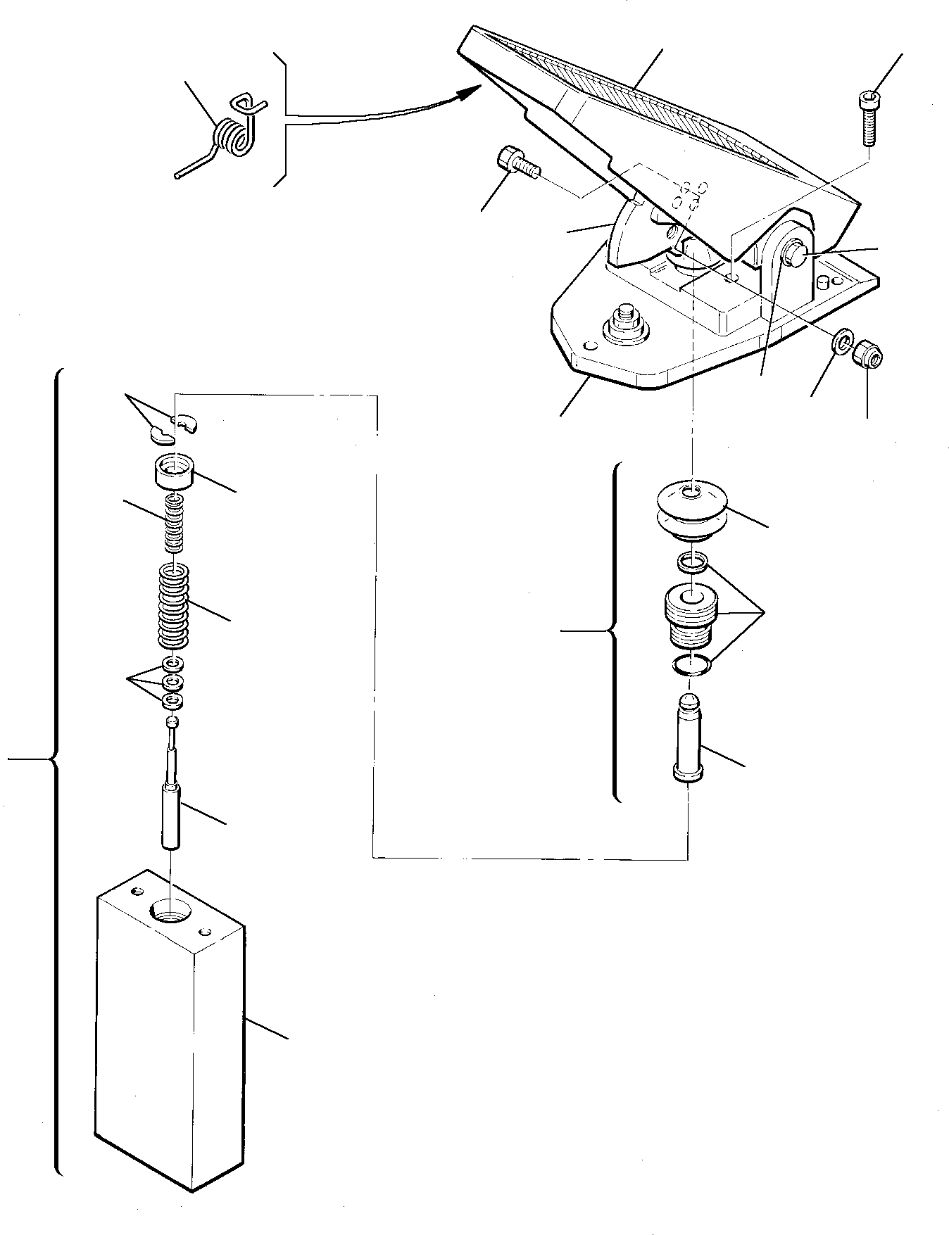Excavators Komatsu / PW75-1 S/N 0000001-Up(pw75_1) / PPC VALVE (FOR TRAVEL)(M6-30 : 6220)
