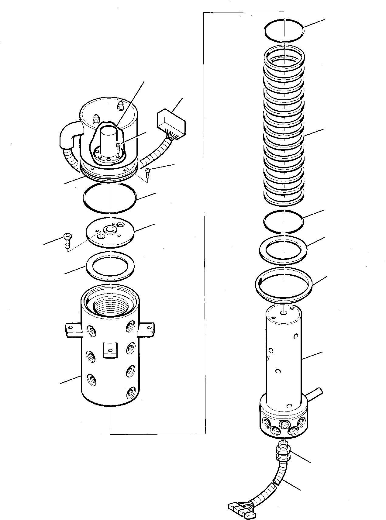 Excavators Komatsu / PW75-1 S/N 0000001-Up(pw75_1) / SWIVEL JOINT(M6-40 : 6410)