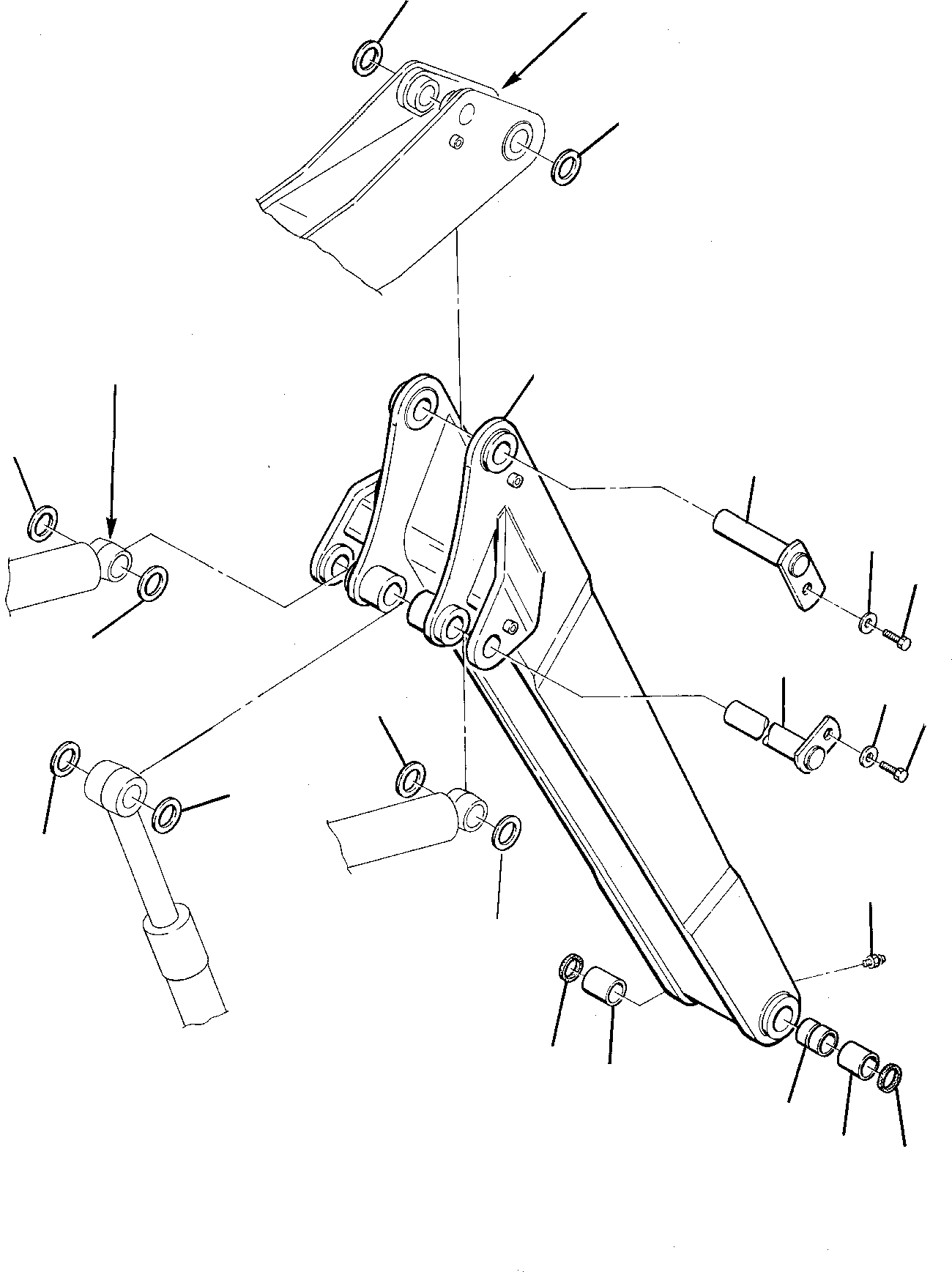 Excavators Komatsu / PW75-1 S/N 0000001-Up(pw75_1) / 1st BOOM(M7-10 : 7150)