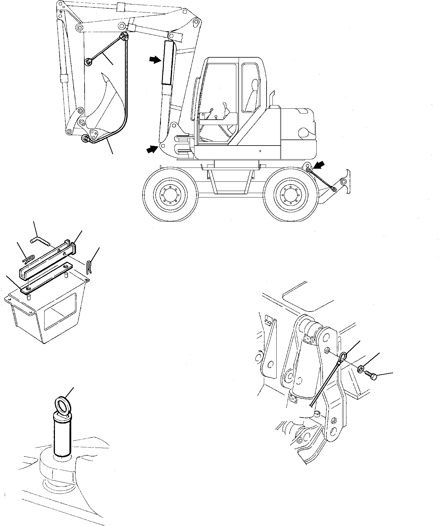 Excavators Komatsu / PW75-1 S/N 0000001-Up(pw75_1) / EQUIPMENT(M9-08 : 9950)