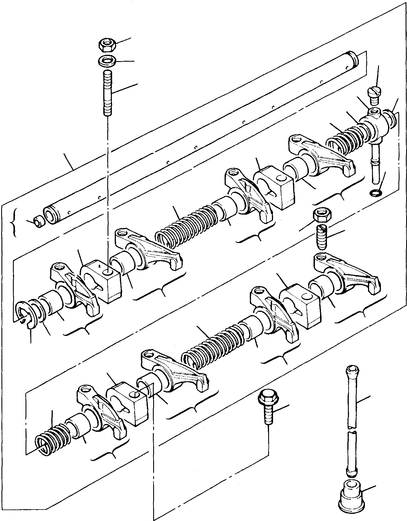 Excavators Komatsu / PW95-1  S/N 0005747-Up(pw95_1) / ROCKER SHAFT(A-0020 : 0111)