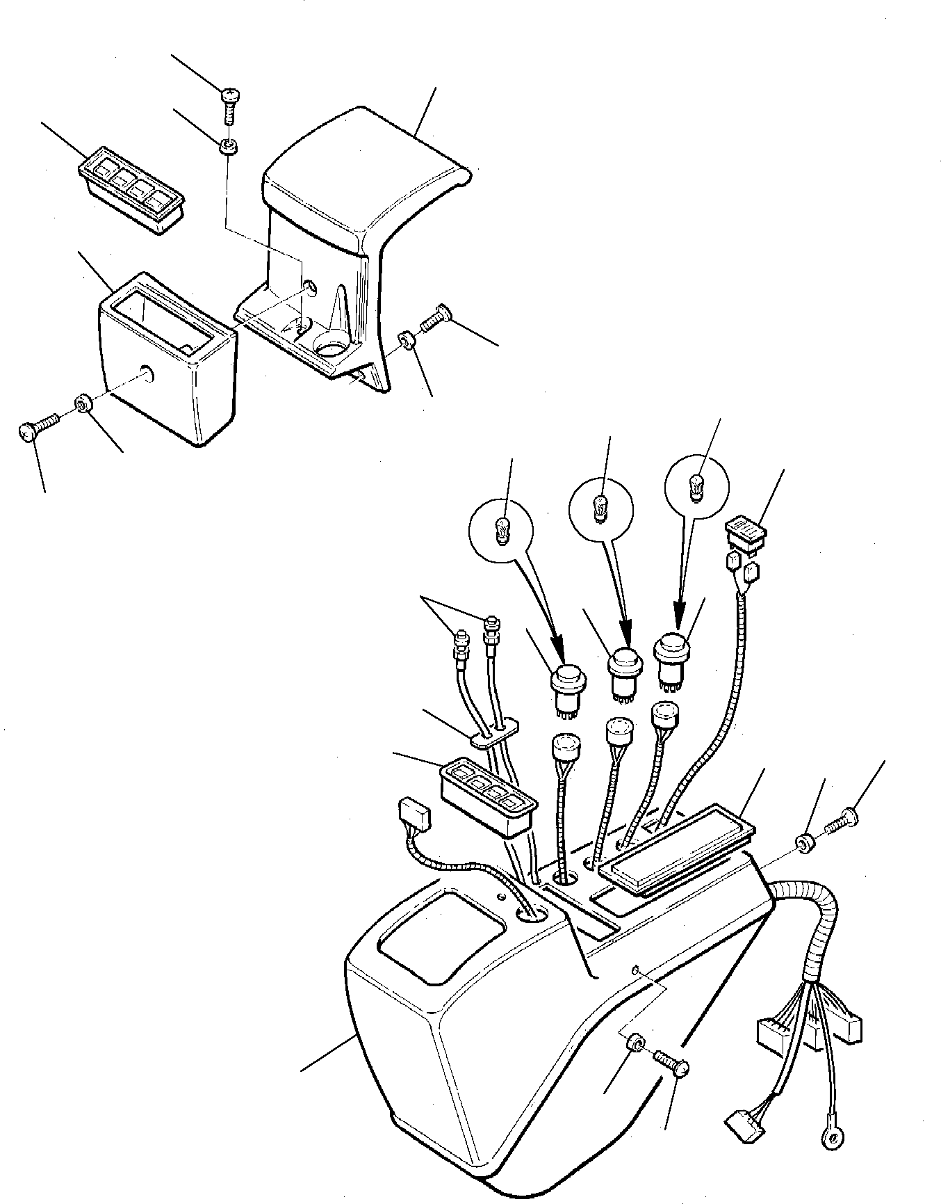 Excavators Komatsu / PW95-1  S/N 0005747-Up(pw95_1) / LEFT DASHBOARD(B-0110 : 1420)