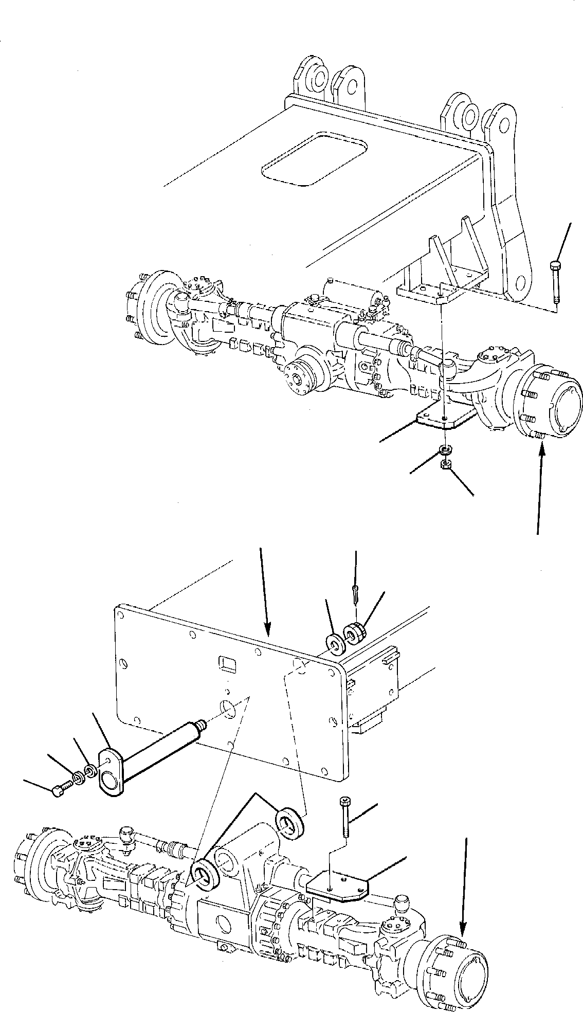 Excavators Komatsu / PW95-1  S/N 0005747-Up(pw95_1) / AXLES FIXING(D-0020 : 3010)
