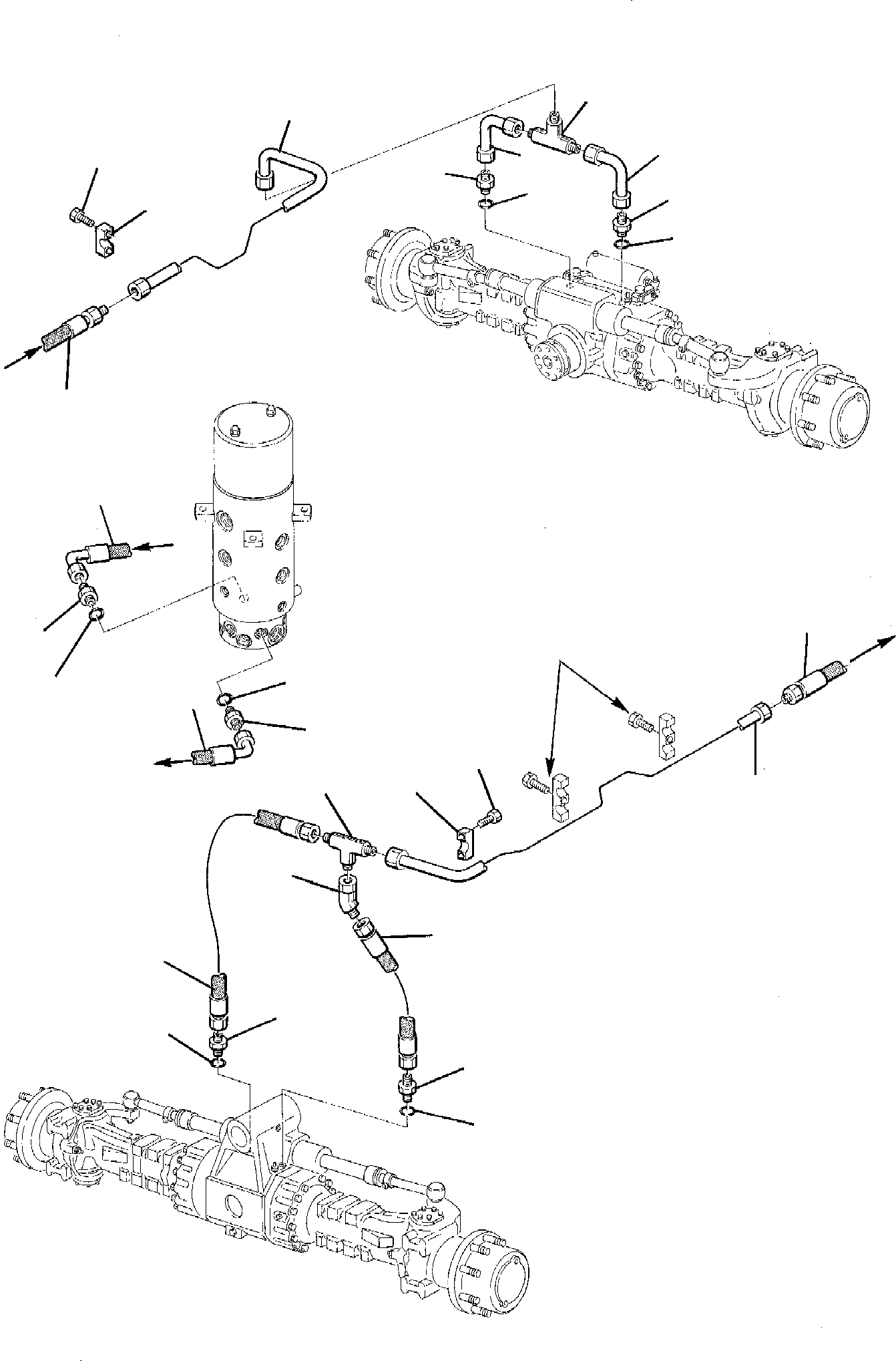 Excavators Komatsu / PW95-1  S/N 0005747-Up(pw95_1) / HYDRAULIC PIPING (BRAKE LINE) (3/3)(D-0300 : 3820)