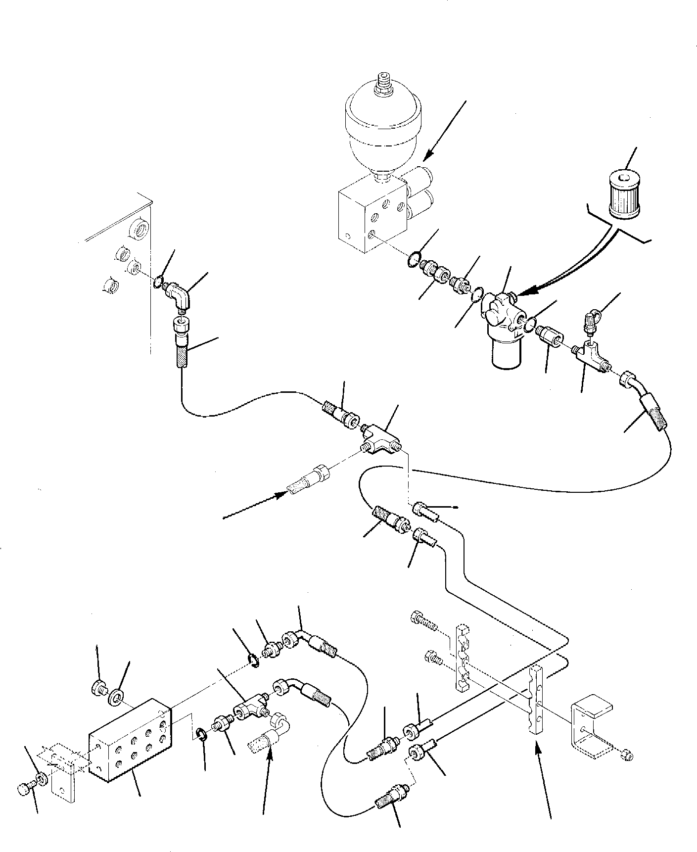 Excavators Komatsu / PW95-1  S/N 0005747-Up(pw95_1) / HYDRAULIC PIPING (PPC PIPING) (3/3)(G-0340 : 6560)