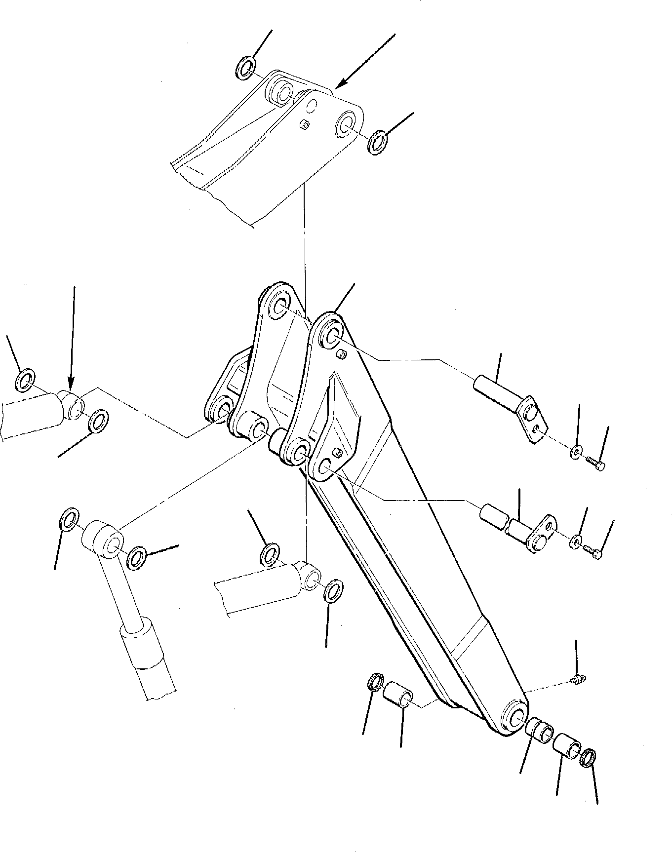 Excavators Komatsu / PW95-1  S/N 0005747-Up(pw95_1) / 1st BOOM(H-0060 : 7150)