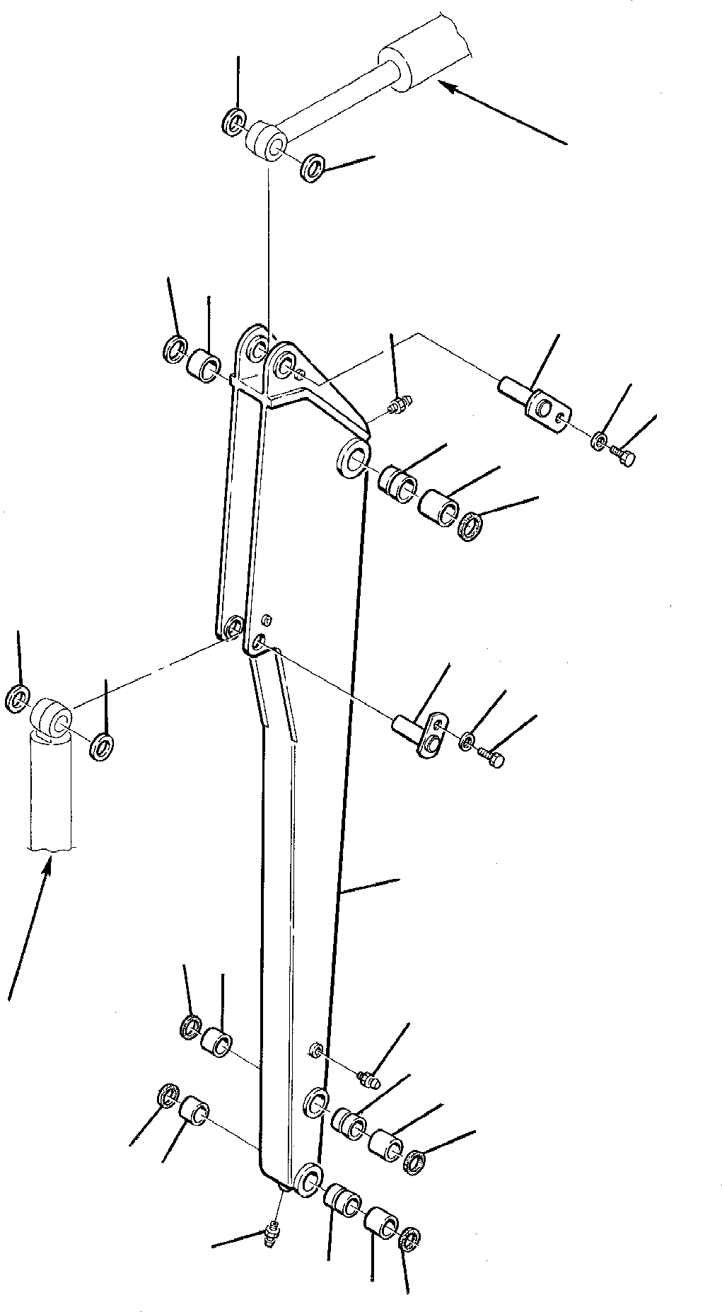 Excavators Komatsu / PW95-1  S/N 0005747-Up(pw95_1) / ARM(H-0110 : 7220)
