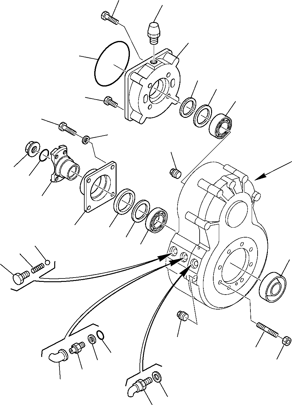 Excavators Komatsu / PW95R-2 S/N 21D0220079-Up(pw95r_2d) / REAR AXLE (1/8)(D-0100 : 3430)