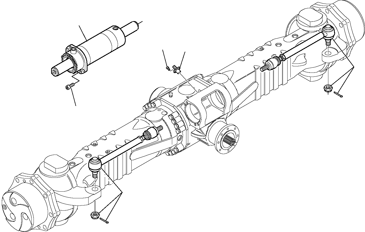 Excavators Komatsu / PW95R-2 S/N 21D0220079-Up(pw95r_2d) / REAR AXLE (8/8)(D-0170 : 3465)