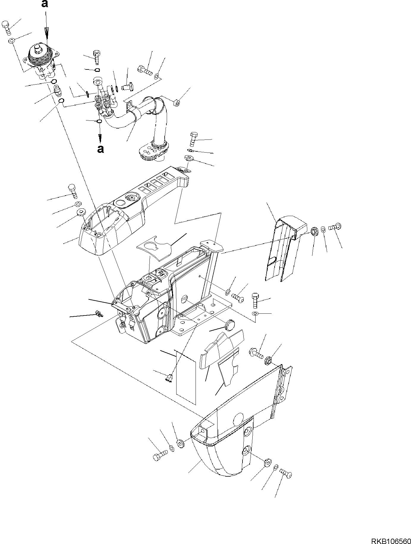 Komatsu parts book diagram for PW98MR-11E0 S/N F30001 AND UP: CAB AND FLOOR FRAME, FLOOR FRAME, CONSOLE BOX, R.H.