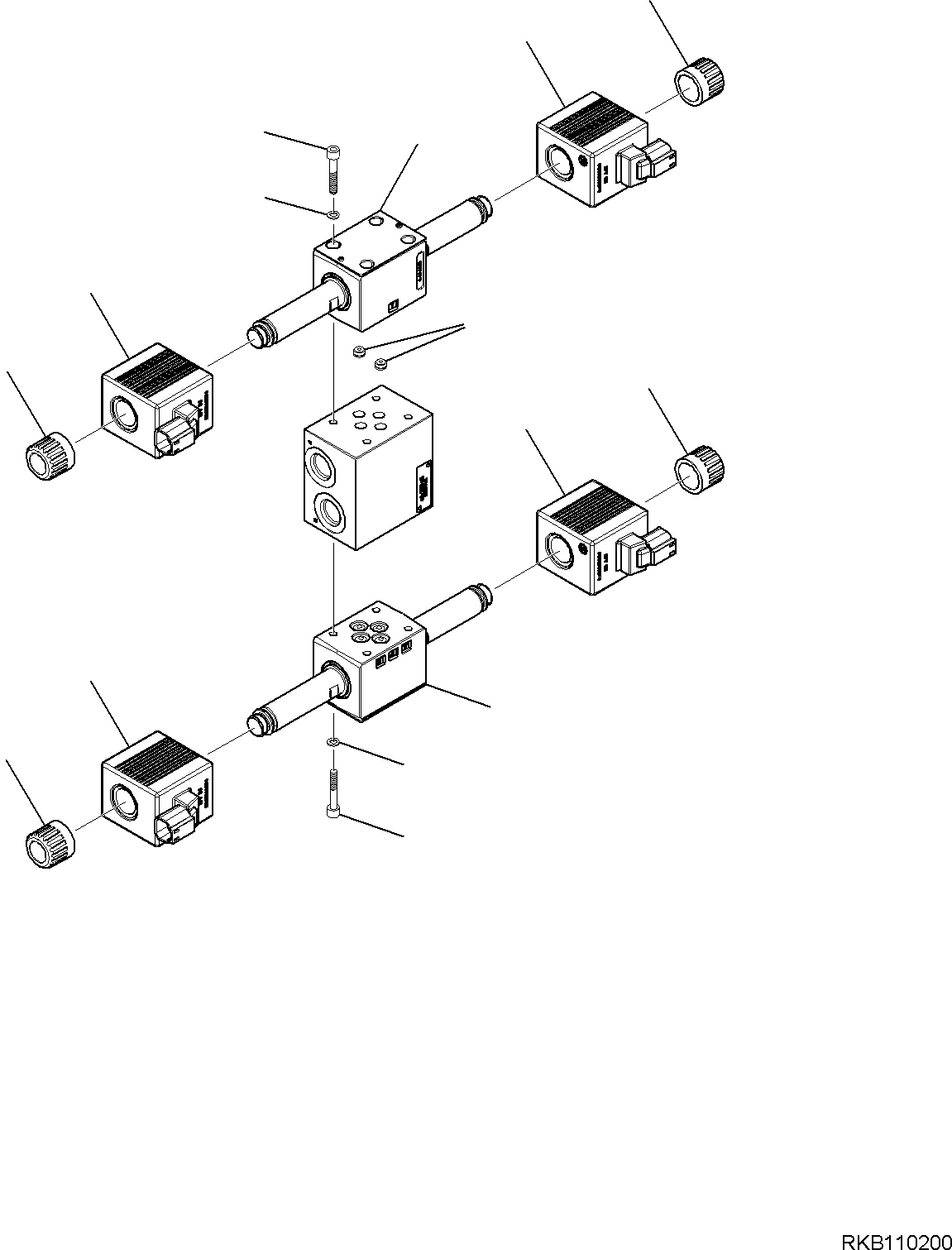 Komatsu parts book diagram for PW98MR-11E0 S/N F30001 AND UP: STEERING PIPING, INNER PARTS