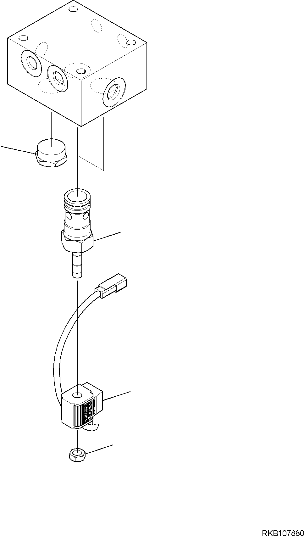Komatsu parts book diagram for PW98MR-11E0 S/N F30001 AND UP: REAR OUTRIGGERS AND FRONT BLADE PIPING, INNER PARTS