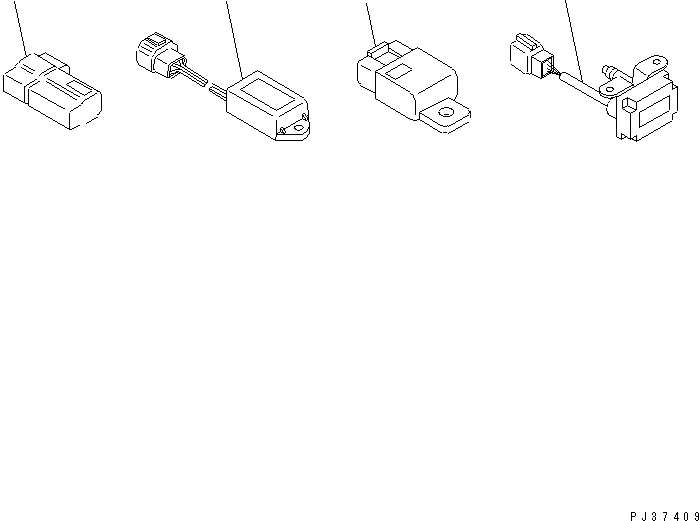 Engines Komatsu / S3D84-2J S/N 05091-UP(s3d84-2c) / DIODE ? TIMER AND SAFETY RELAY(180030 : 0631)