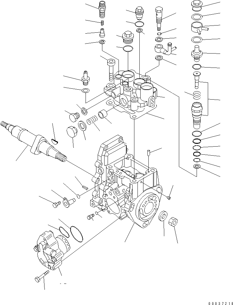 Engines Komatsu / S3D84E-5P-BA S/N 05382-UP(s3d84e0c) / FUEL INJECTION PUMP (INNER PARTS) (PUMP)(030230 : A4010-B0A1)