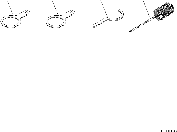 Engines Komatsu / S3D84E-5P-BA S/N 05382-UP(s3d84e0c) / TOOL(030340 : A9010-A0A1)