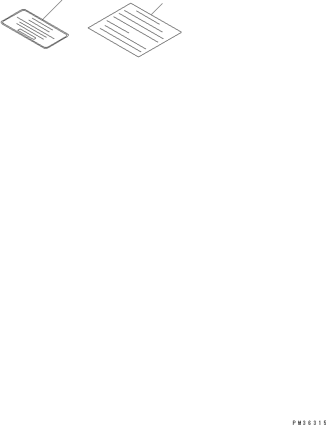 Engines Komatsu / S4D102E-1E-Z3 S/N 26200163-UP(s4d1023c) / CAUTION PLATE (INDONESIAN)(#26200415-26244847)(031100 : A9810-01A7)