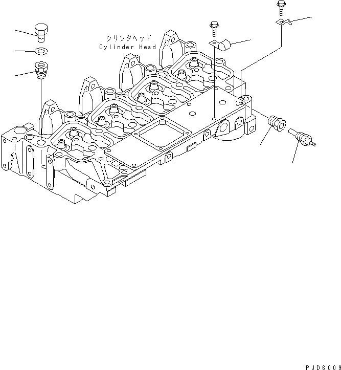 Engines Komatsu / S4D102E-1J S/N 26200163-UP(s4d1026c) / WATER VALVE AND WATER TEMPERATURE SENSOR(#26258629-)(030060 : A1010-01B2)