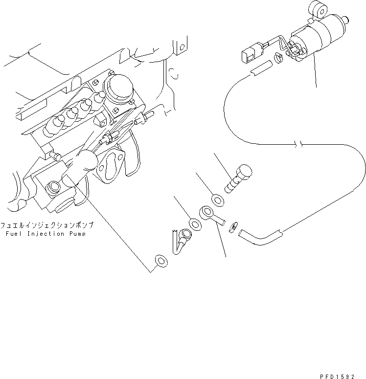 Engines Komatsu / S4D102E-1J S/N 26200163-UP(s4d1026c) / FUEL LIFT PUMP(#26203202-26223164)(031070 : A4170-01A0)
