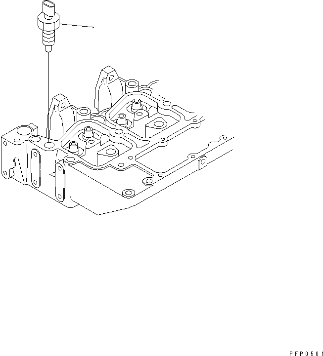 Engines Komatsu / S4D102E-1AA S/N 26213103-UP(s4d102eu) / WATER TEMPERATURE SENSOR(#21273646-)(030130 : A179P-A0A0)