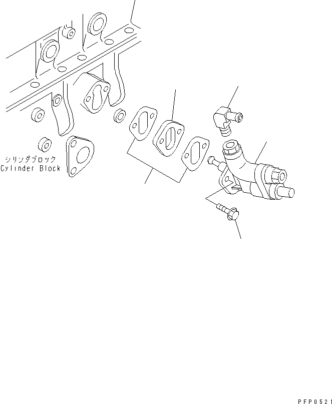 Engines Komatsu / S4D102E-1AA S/N 26213103-UP(s4d102eu) / FUEL LIFT PUMP(#21273646-)(030420 : A417P-A0A0)