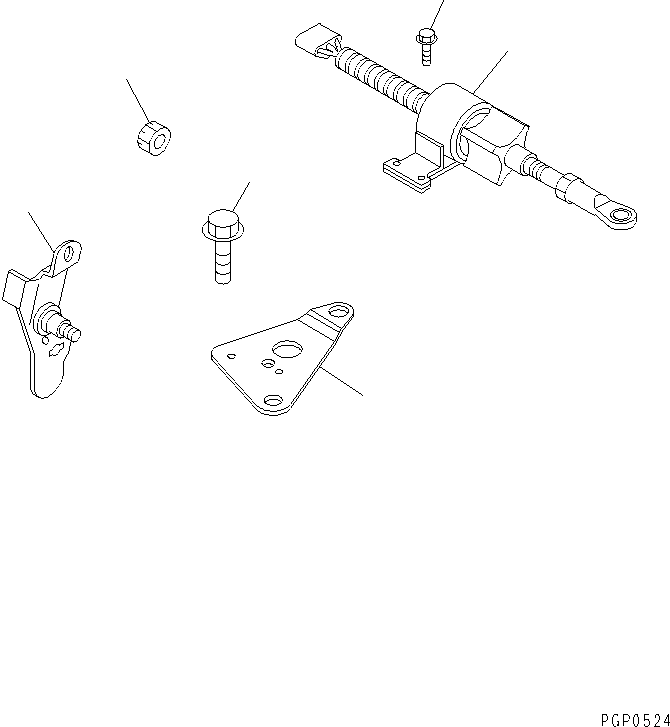 Engines Komatsu / S4D102E-1AA S/N 26213103-UP(s4d102eu) / SHUTOFF VALVE(#21273646-)(030450 : A451P-A0A0)