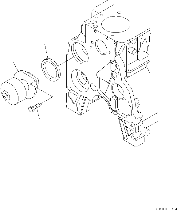 Engines Komatsu / S4D102E-1V-2 S/N 26200163-UP(s4d102hc) / WATER PUMP(#26274661-)(030670 : A501P-01A2)