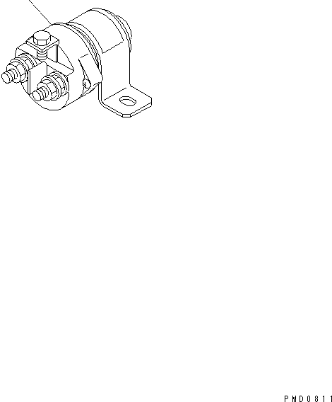 Komatsu parts book diagram for S4D102E-1K-2 S/N 26200163-UP: HEATER SWITCH (FORWARDED INDIVIDUALLY PARTS)(#26200163-26258632)