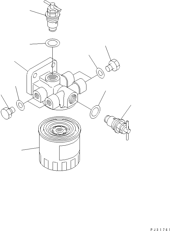 Komatsu parts book diagram for S4D95L-1K-C S/N 135080-UP: CORROSION RESISTOR