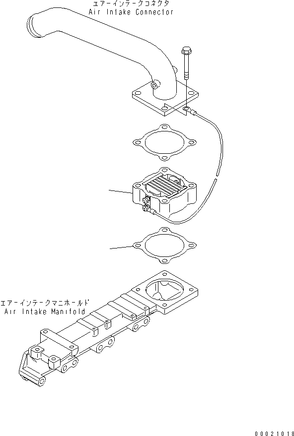 Engines Komatsu / S4D95LE-3C-2M S/N 100001-UP(s4d95l9c) / RIBBON HEATER(#102014-)(030090 : A1360-A0A1)