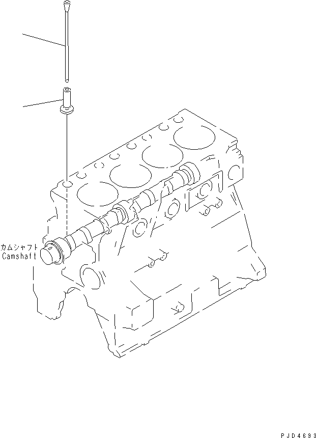 Engines Komatsu / S4D95LE-3C-2M S/N 100001-UP(s4d95l9c) / TAPPET(030320 : A2430-A0A1)