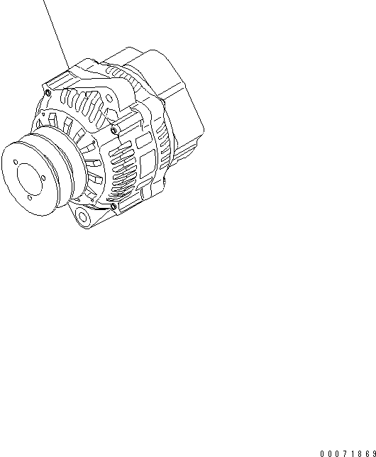 Engines Komatsu / S4D95LE-3C-2M S/N 100001-UP(s4d95l9c) / ALTERNATOR (FOR 35A ALTERNATOR) (NON HARDENING PULLEY)(#124888-)(030680 : A6010-A0S5)