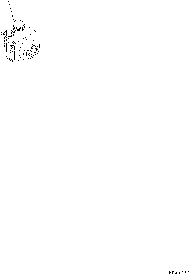 Komatsu parts book diagram for S4D95LE-3A-2 S/N 100001-UP: HEATER SIGNAL(#103126-)