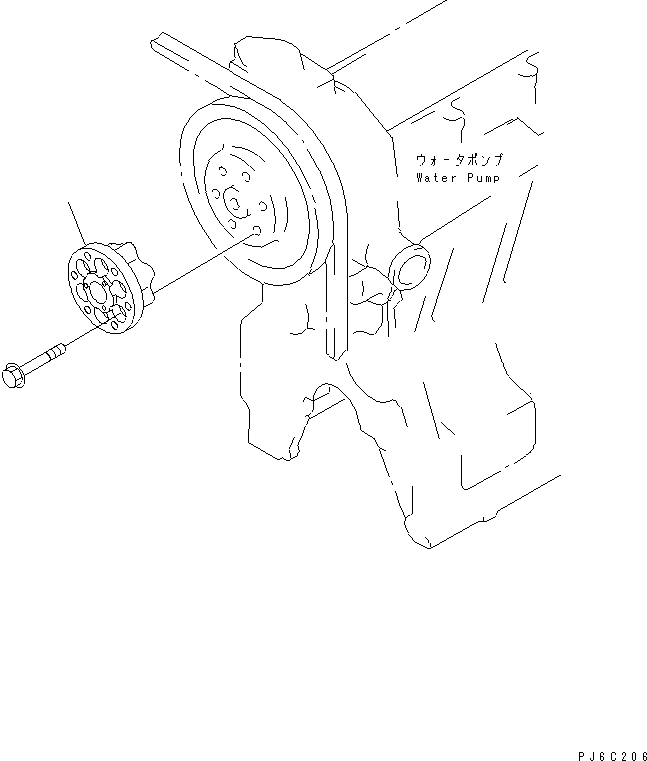 Engines Komatsu / S4D95LE-3A-2 S/N 100001-UP(s4d95lfr) / FAN SPACER(030490 : A5040-A0A2A)