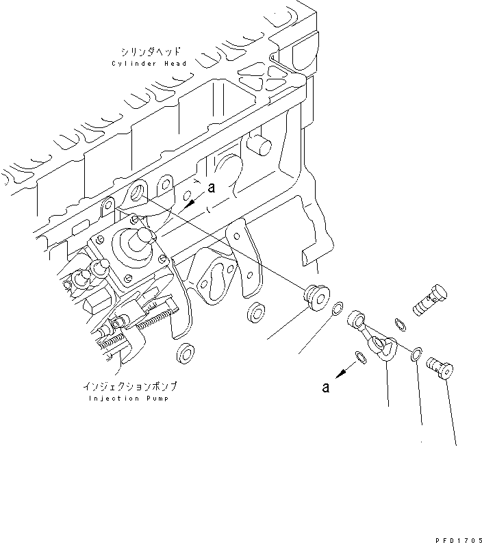 Komatsu parts book diagram for S6D102E-1T S/N 26200929-UP: BOOST TUBE(#26206782-26237080)